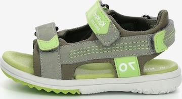 Chaussures ouvertes Kickers en vert