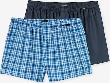 Boxers SCHIESSER en bleu : devant