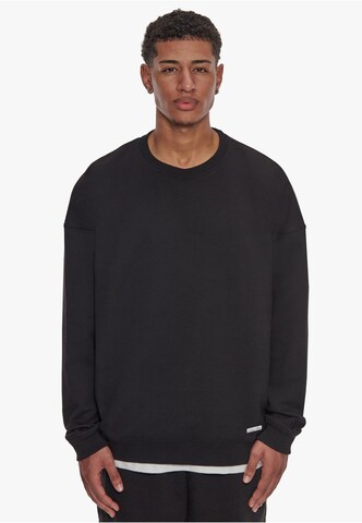 Sweat-shirt Dropsize en noir : devant