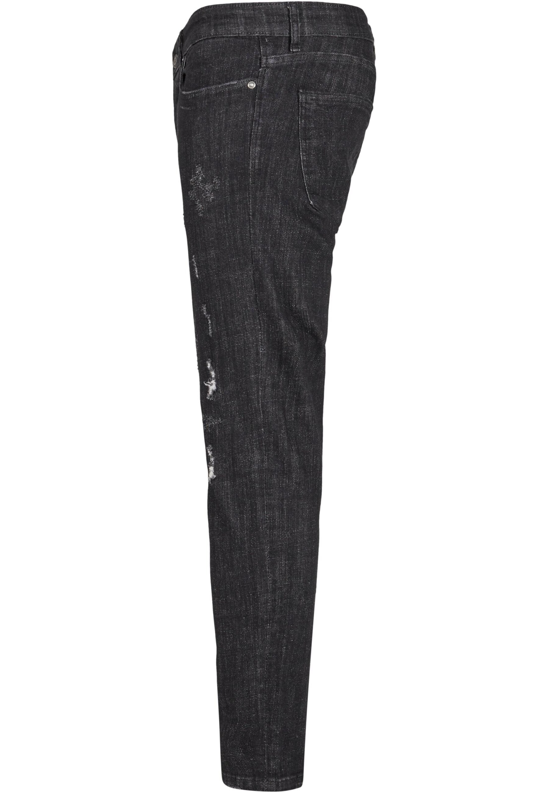 Tapered Jeans di 2Y Premium in nero