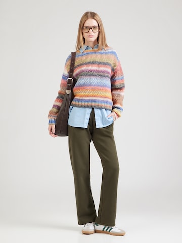 Gina Tricot Loosefit Παντελόνι σε πράσινο