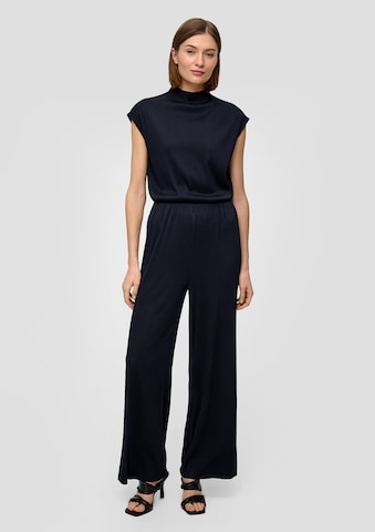 s.Oliver BLACK LABEL Wide Leg Bukser i blå