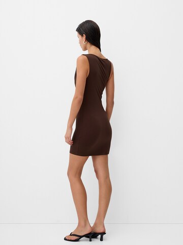 Bershka Dress in Brown