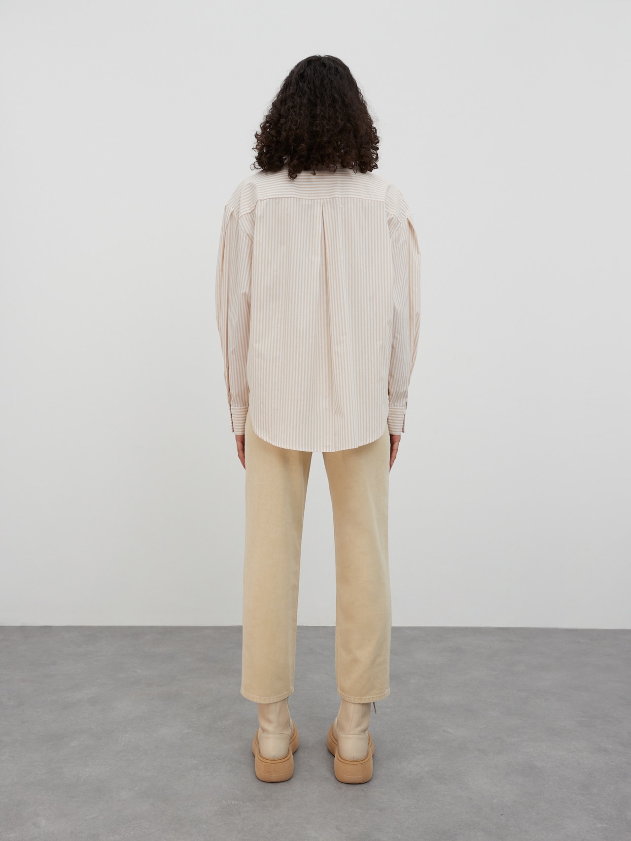 EDITED Chemisier 'Jaiden' beige