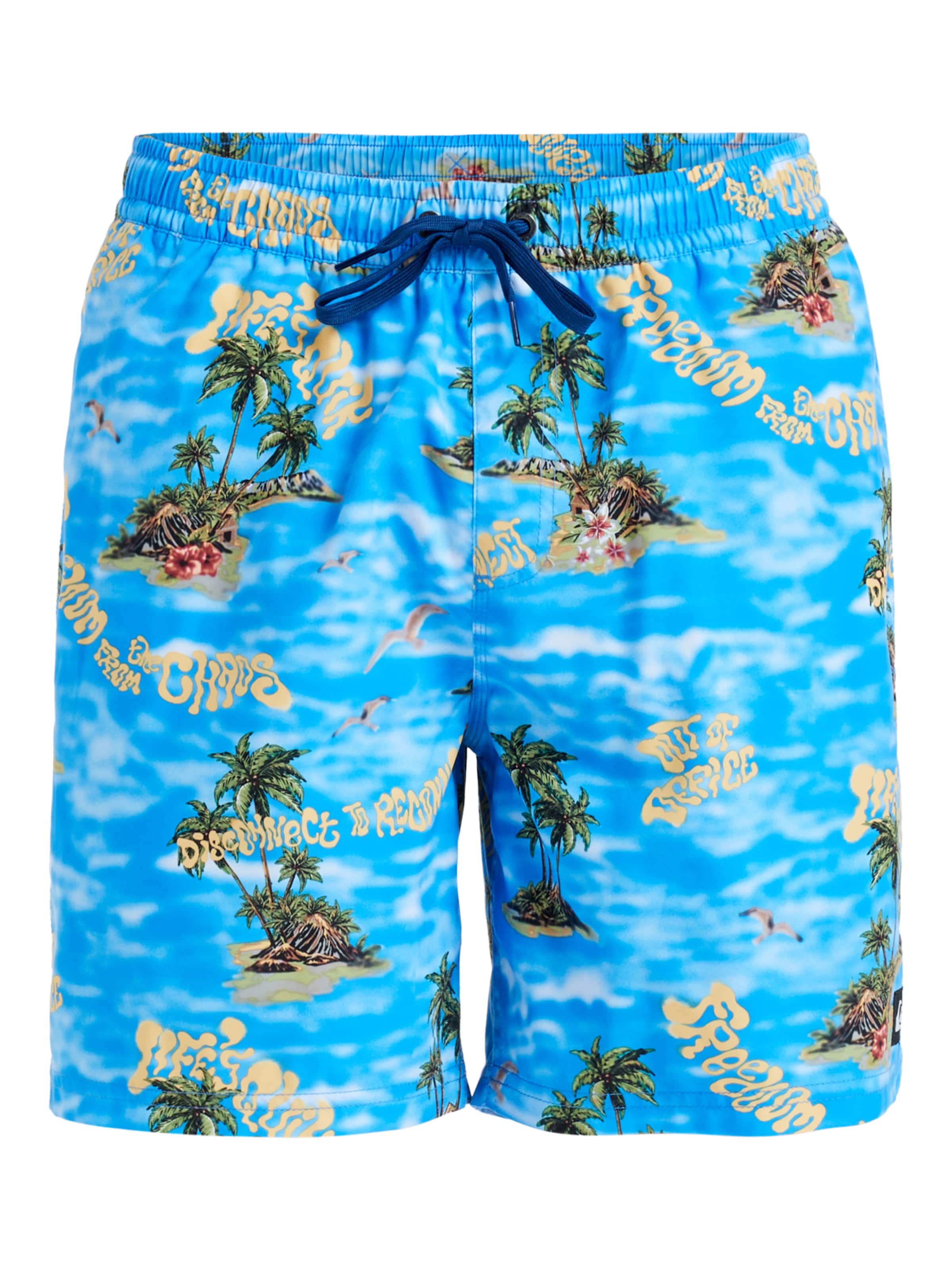 QUIKSILVER Badeshorts 'Everyday Straight Volley 17' in Blau: Vorderseite