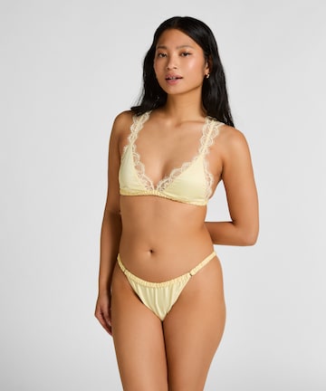 Hunkemöller String 'Eva' in Gelb: Vorderseite