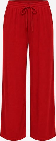 Pantaloni 'FLORYN – Palazzohose Crinkle' di fashionshowcase in rosso: frontale