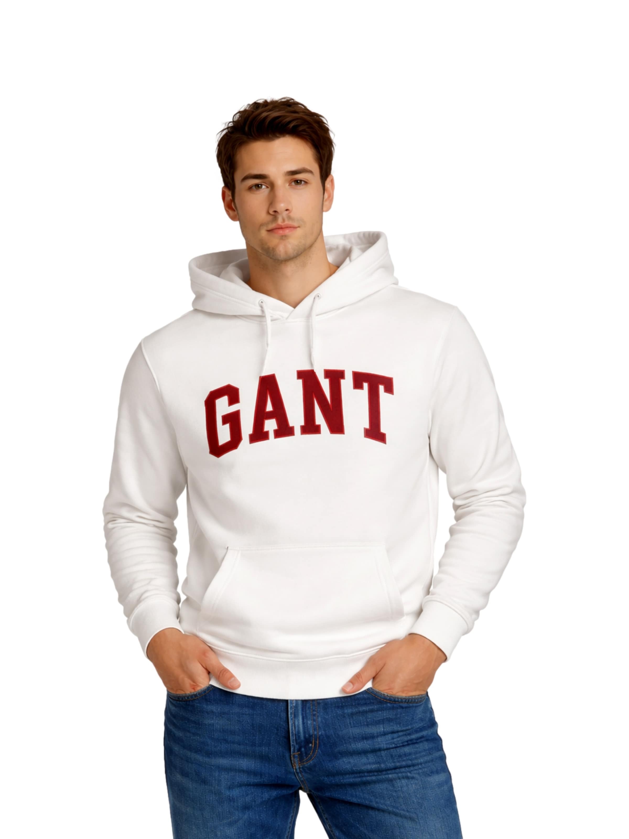 GANT Tröja i vit: framsida