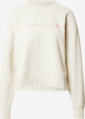 Calvin Klein Jeans Dressipluus, värv valge: eest vaates