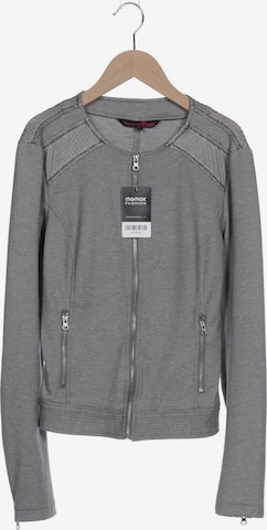 TOM TAILOR Sweatshirt & Zip-Up Hoodie in L in Grey: front