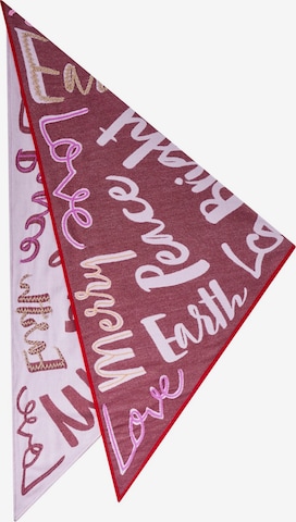 Foulard CODELLO en rouge : devant