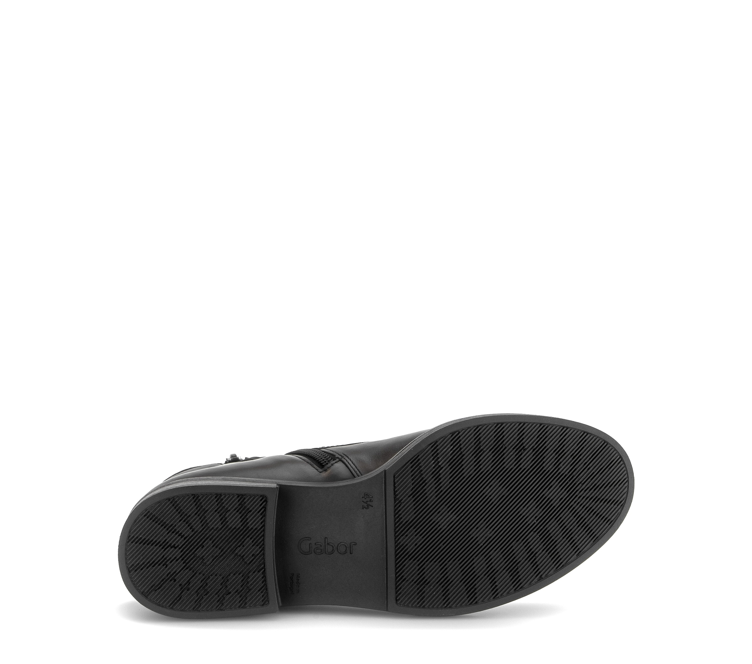 GABOR Schnürstiefelette in Schwarz