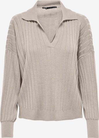 ONLY Sweater 'New Tessa' in Grey: front