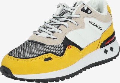 Sneaker bassa Dockers by Gerli di colore beige / curry / nero / bianco, Visualizzazione prodotti