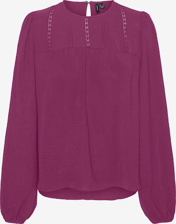 VERO MODA Blouse 'ALVA' in Purple: front