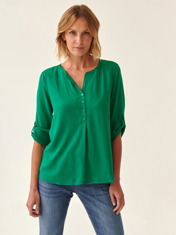 TATUUM Blouse 'Isola' in Groen: voorkant