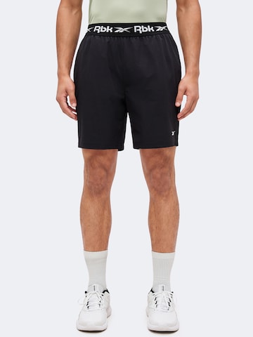Reebok regular Παντελόνι φόρμας 'ID' σε μαύρο: μπροστά