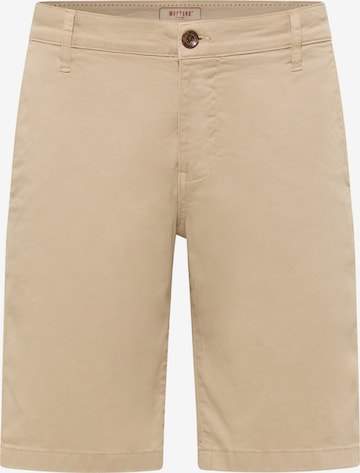 MUSTANG Slimfit Short 'Brad' in Beige: Vorderseite