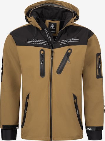 Rock Creek Outdoorjacke in Braun: predná strana