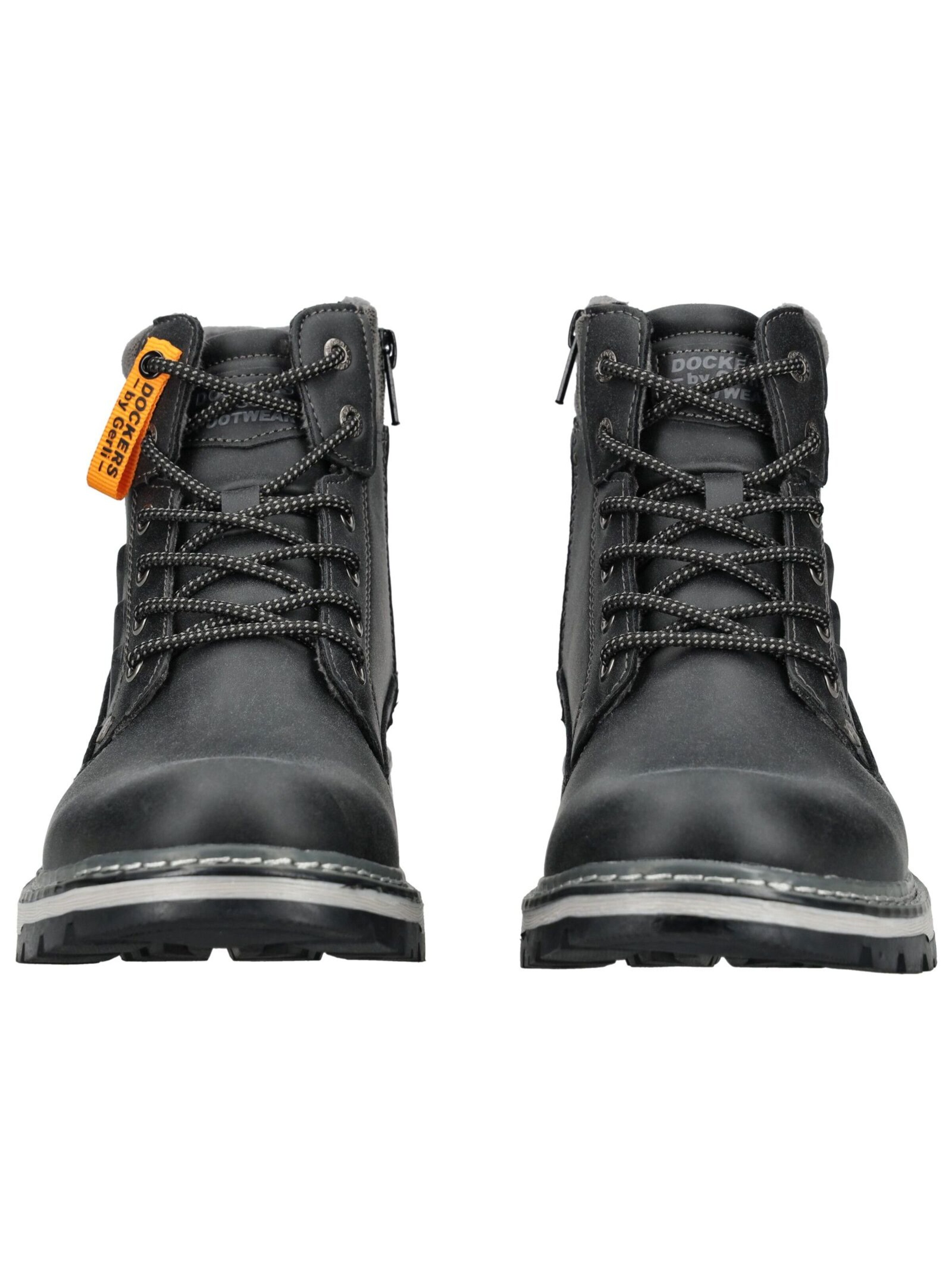 Bottes à lacets Dockers by Gerli en noir