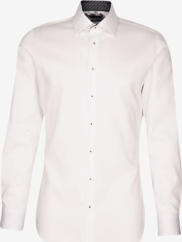 SEIDENSTICKER Slim fit Button Up Shirt in White: front