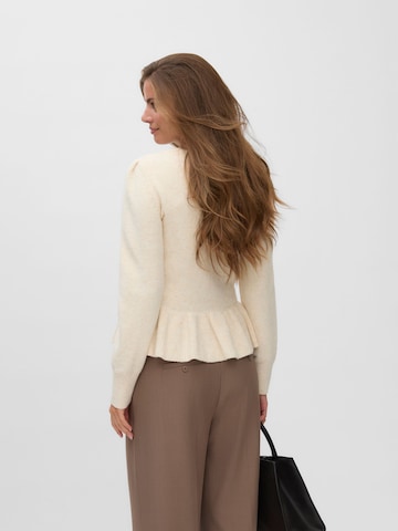 VERO MODA Pulover 'VMModena' | bež barva