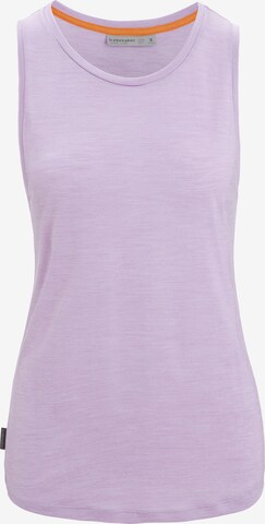 ICEBREAKER - Camisa 'Sphere II' em roxo: frente