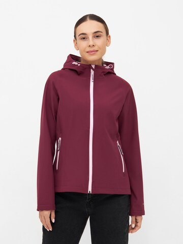 Veste fonctionnelle 'DAYBREAK02' ILSE JACOBSEN en rouge : devant