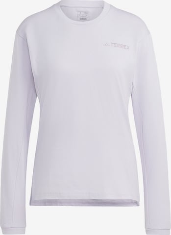 ADIDAS TERREX Funktionsshirt 'Xploric' in Lila: predná strana