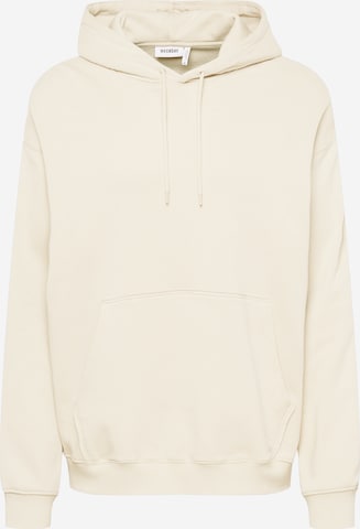Sweat-shirt WEEKDAY en beige : devant
