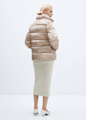 MANGO Jacke 'Snowy' in Beige