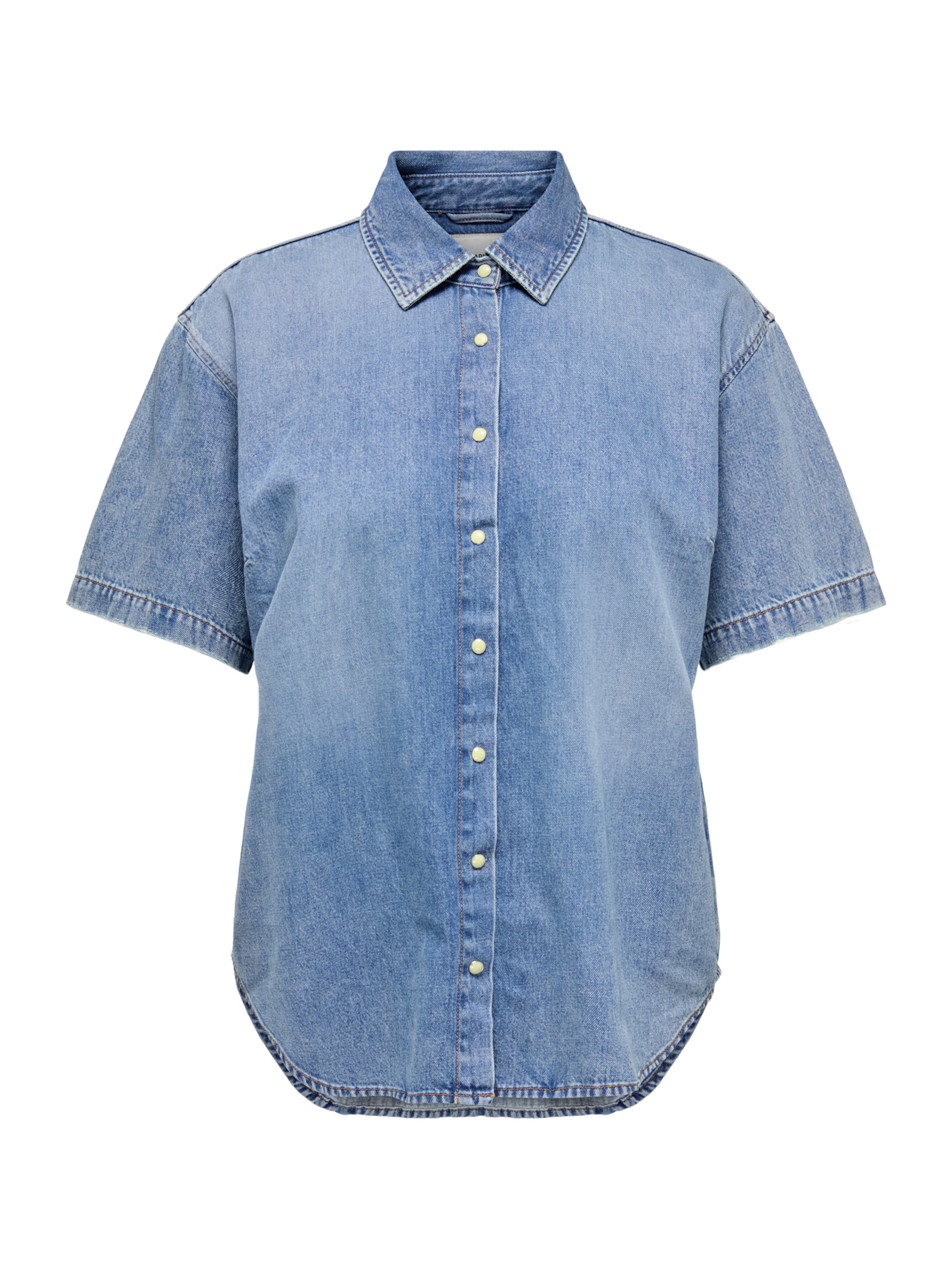 ONLY Carmakoma Bluse 'CARMontreal' i blue denim, Produktvisning