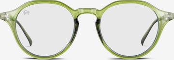 TWIG Concept Milano Glasses 'Langevin BlueLight' in Green: front