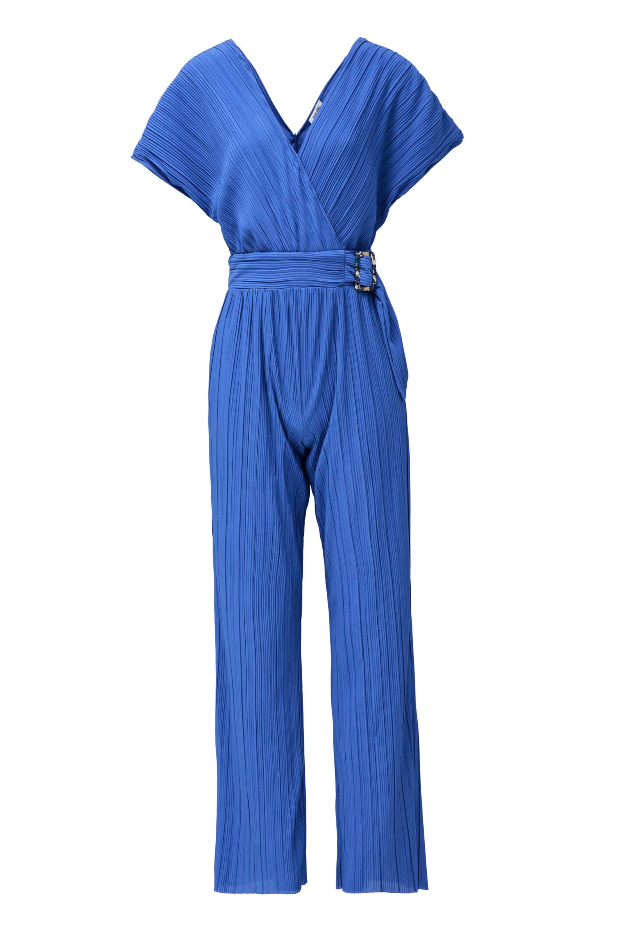 Salsa Jeans Jumpsuit in Blauw: voorkant