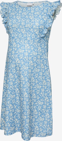 Robe 'MLEVELINE' MAMALICIOUS en bleu : devant