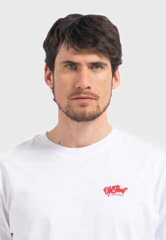 Oldskull T-Shirt 'Worldvibe Tentacle Spectacle' in Weiß