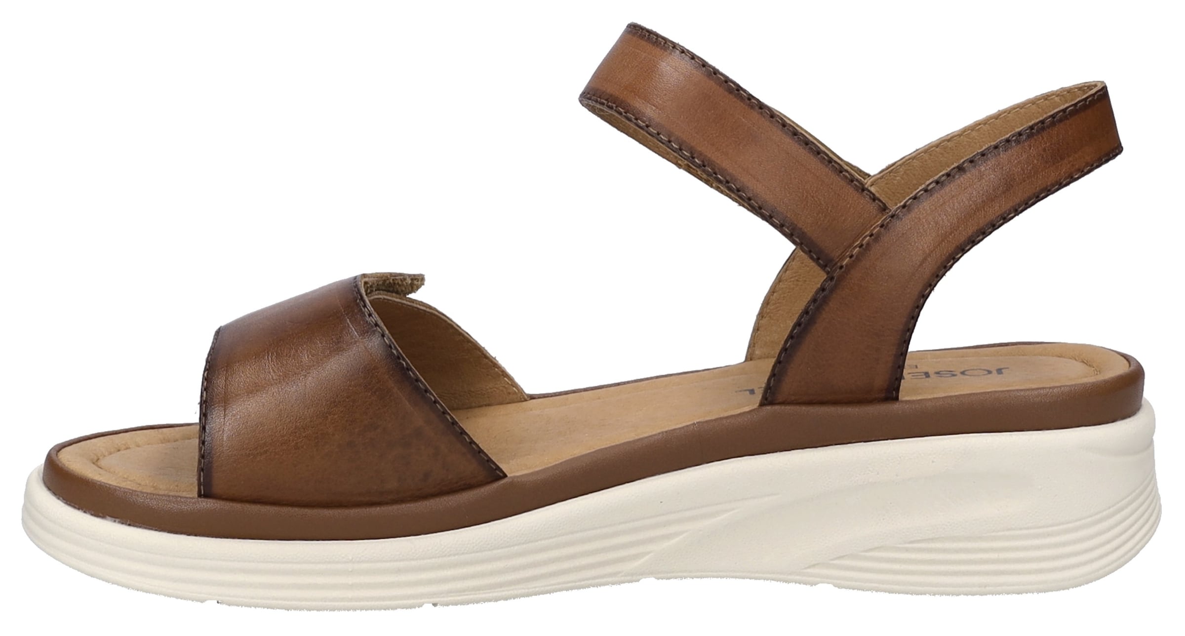 JOSEF SEIBEL Sandale in Braun: Vorderseite