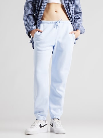 Jordan Zwężany krój Spodnie w kolorze niebieski: przód