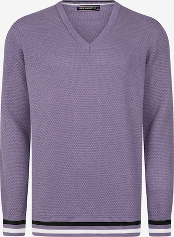 Pull-over Felix Hardy en violet : devant