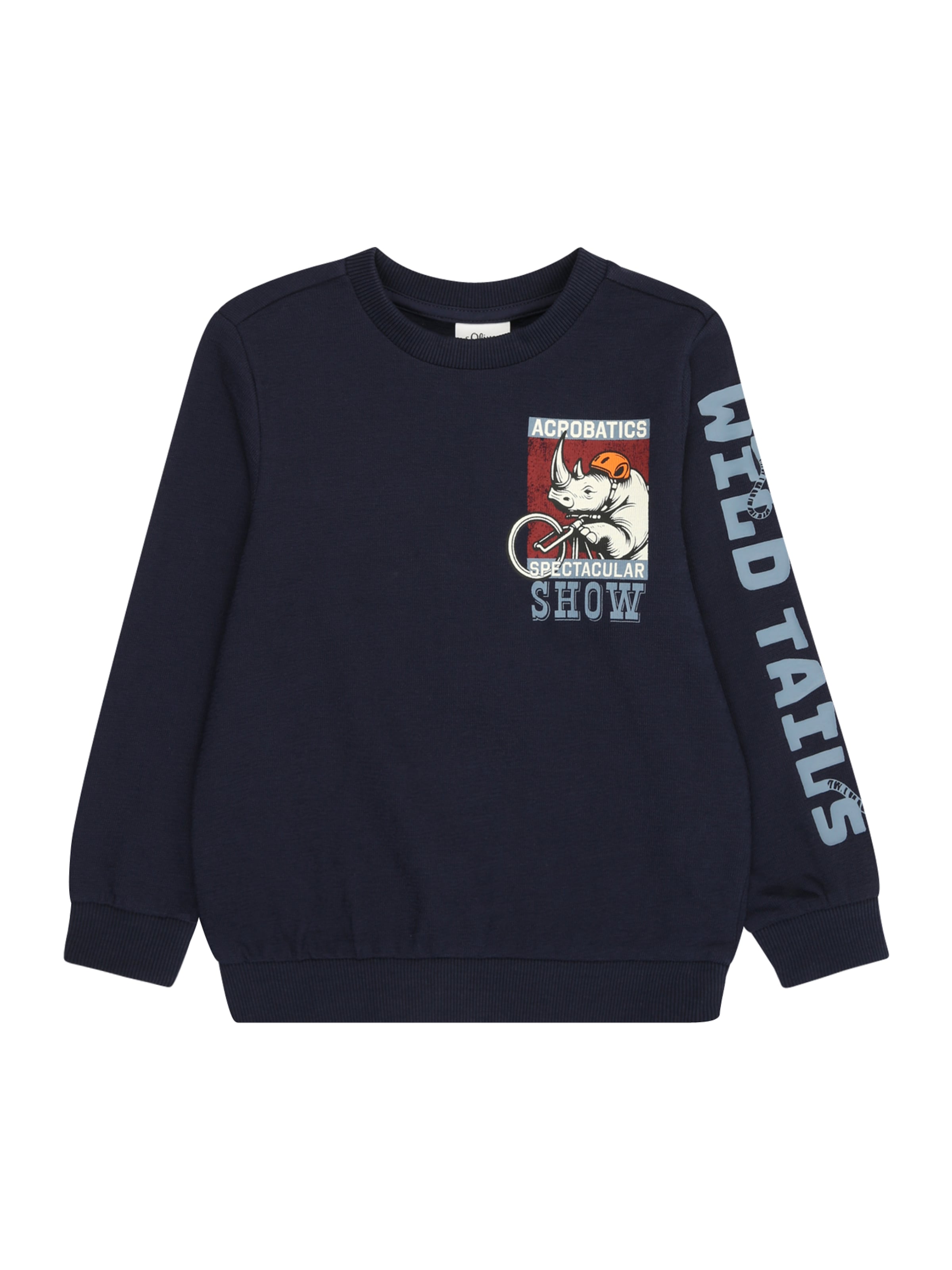 s.Oliver Bluza w kolorze niebieski: przód