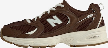 Baskets basses '530' new balance en marron : devant