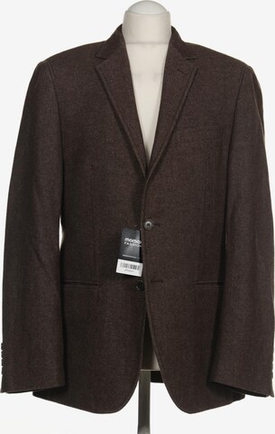 HECHTER PARIS Suit Jacket in M-L in Brown: front