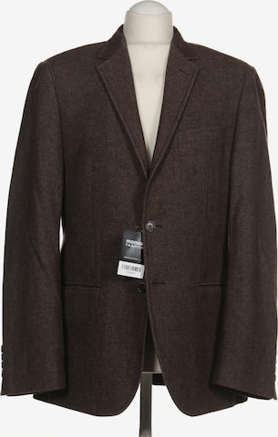 HECHTER PARIS Suit Jacket in M-L in Brown: front