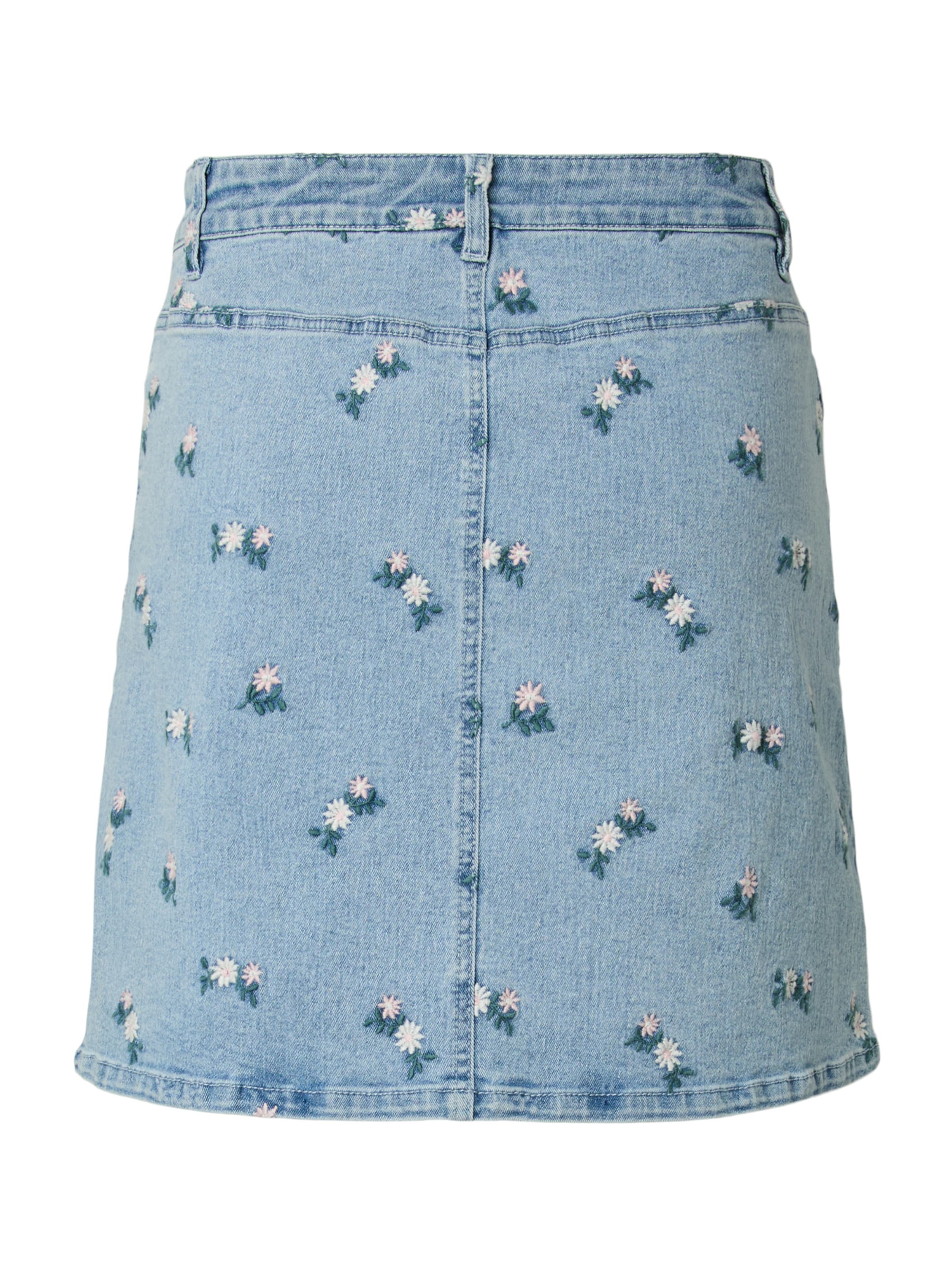 PIECES Skirt 'PCFlora' in Blue