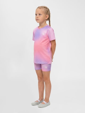 Hummel Regular Workout Pants in Pink