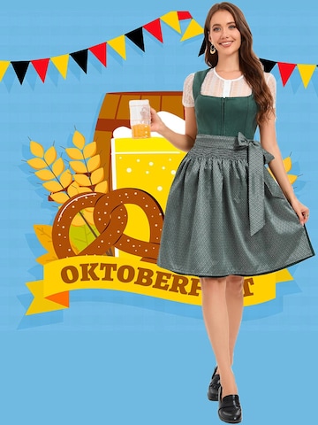 Yesfashion Dirndl in Grün