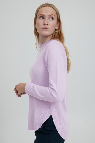 b.young Sweater 'BYMALEA CREW NECK' in Purple