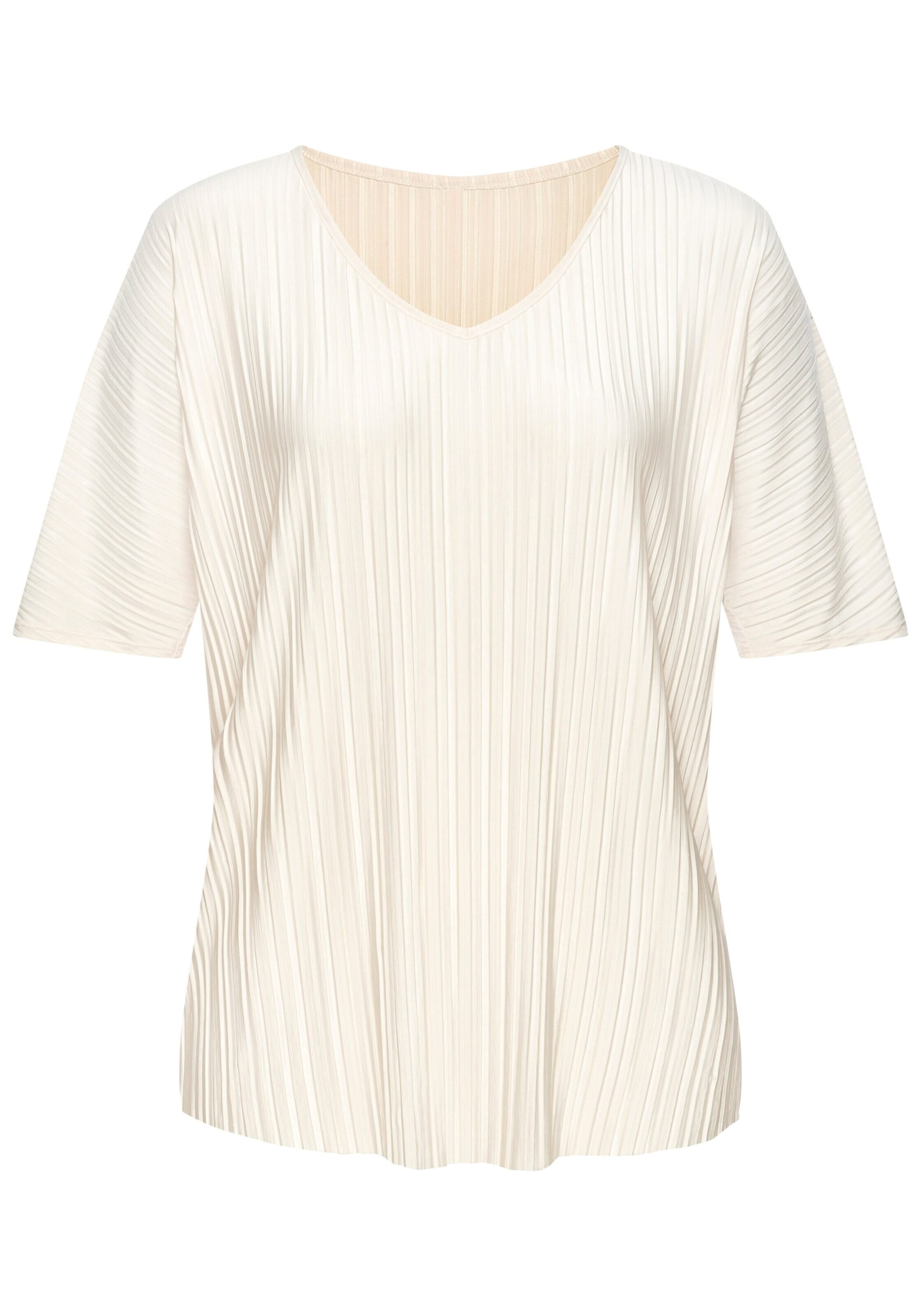LASCANA Shirt in Beige: front