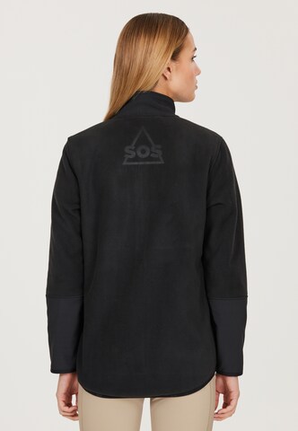 SOS Athletic Fleece Jacket 'Laax' in Black