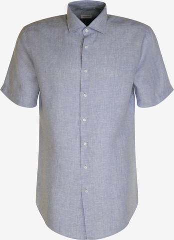 SEIDENSTICKER Business Shirt 'SMART LINEN' in Blue: front
